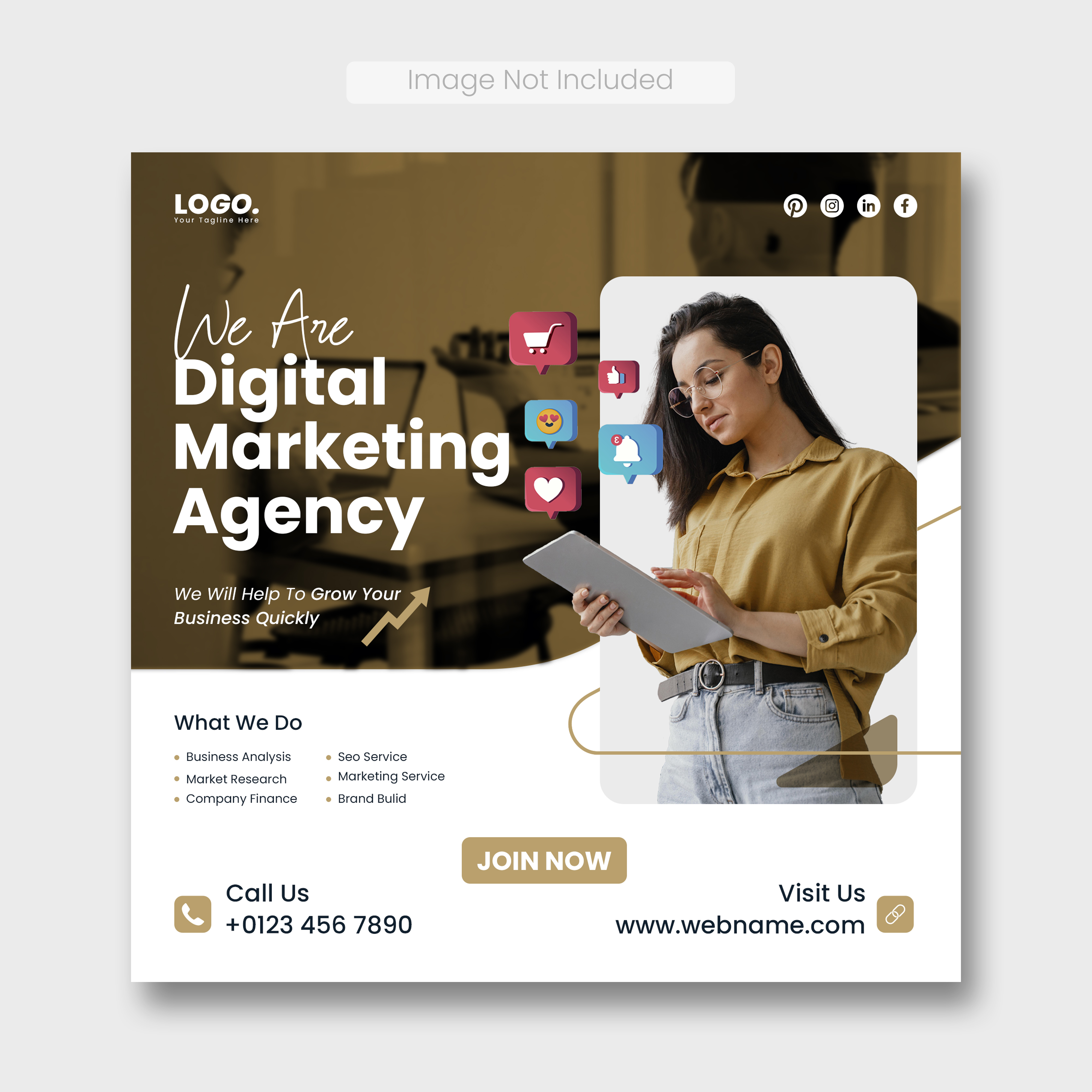 Social media and flyer design