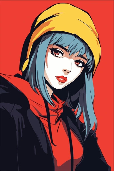 Amazing cartoon portrait